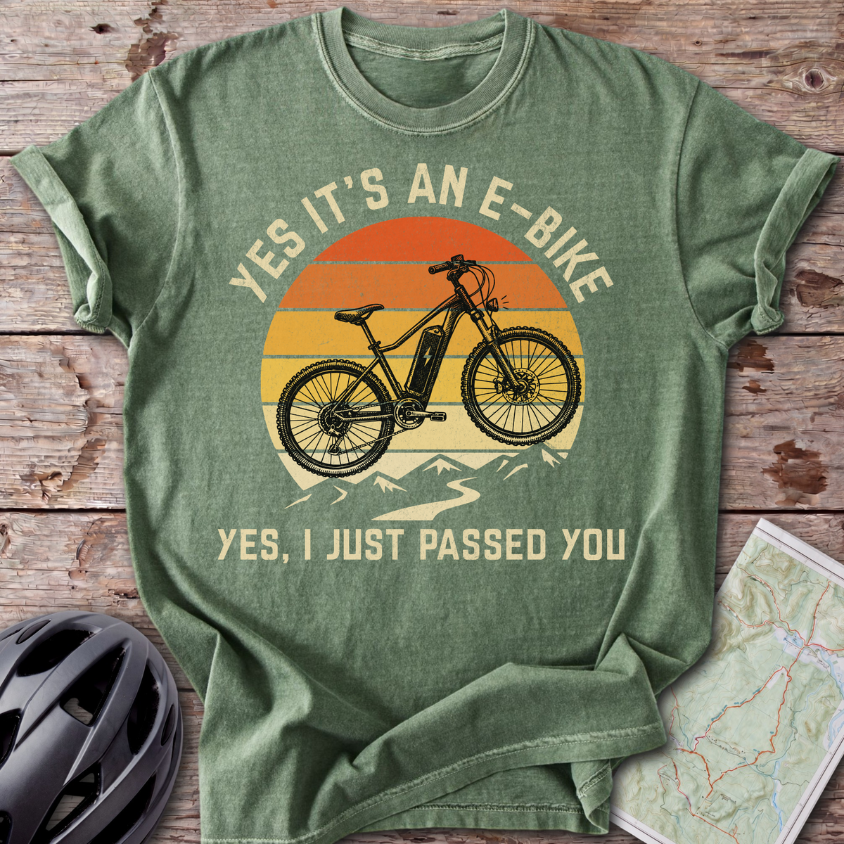 Vintage E-Bike Cheating T-shirt