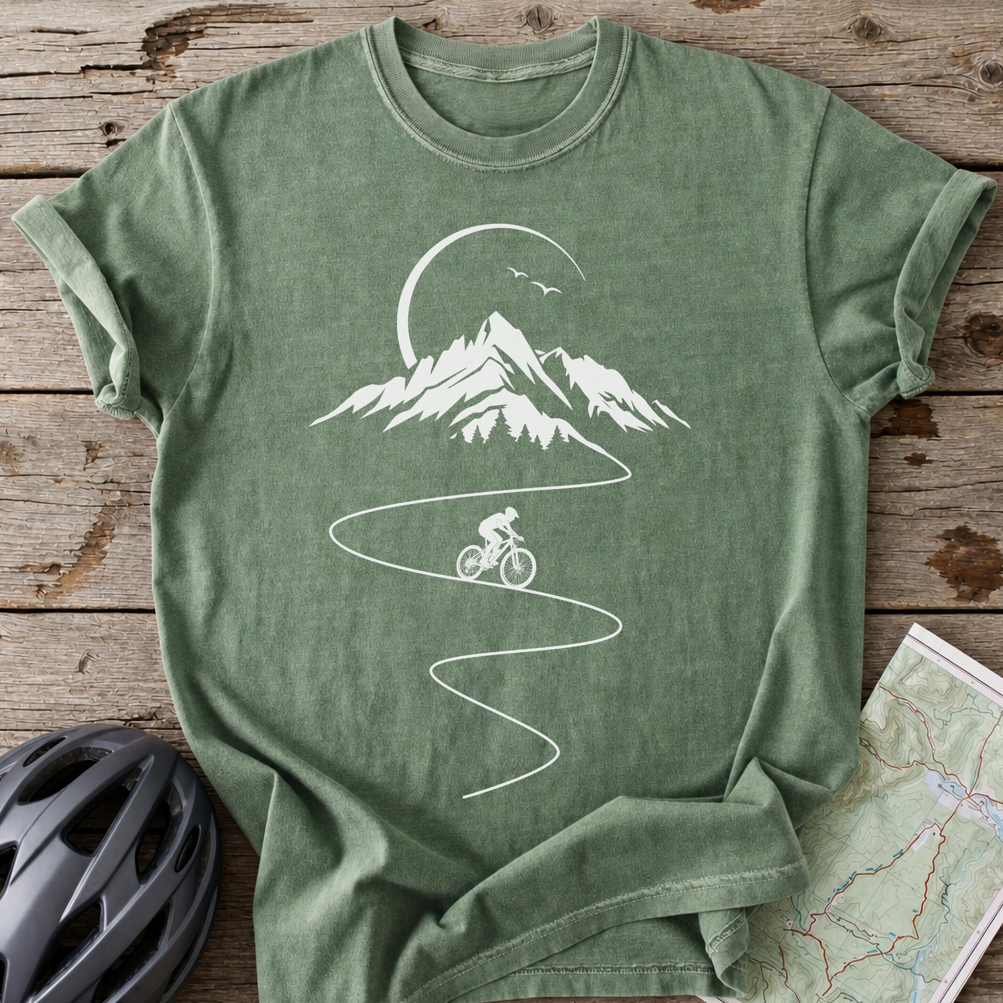 Midnight Mountain Cycling T-shirt