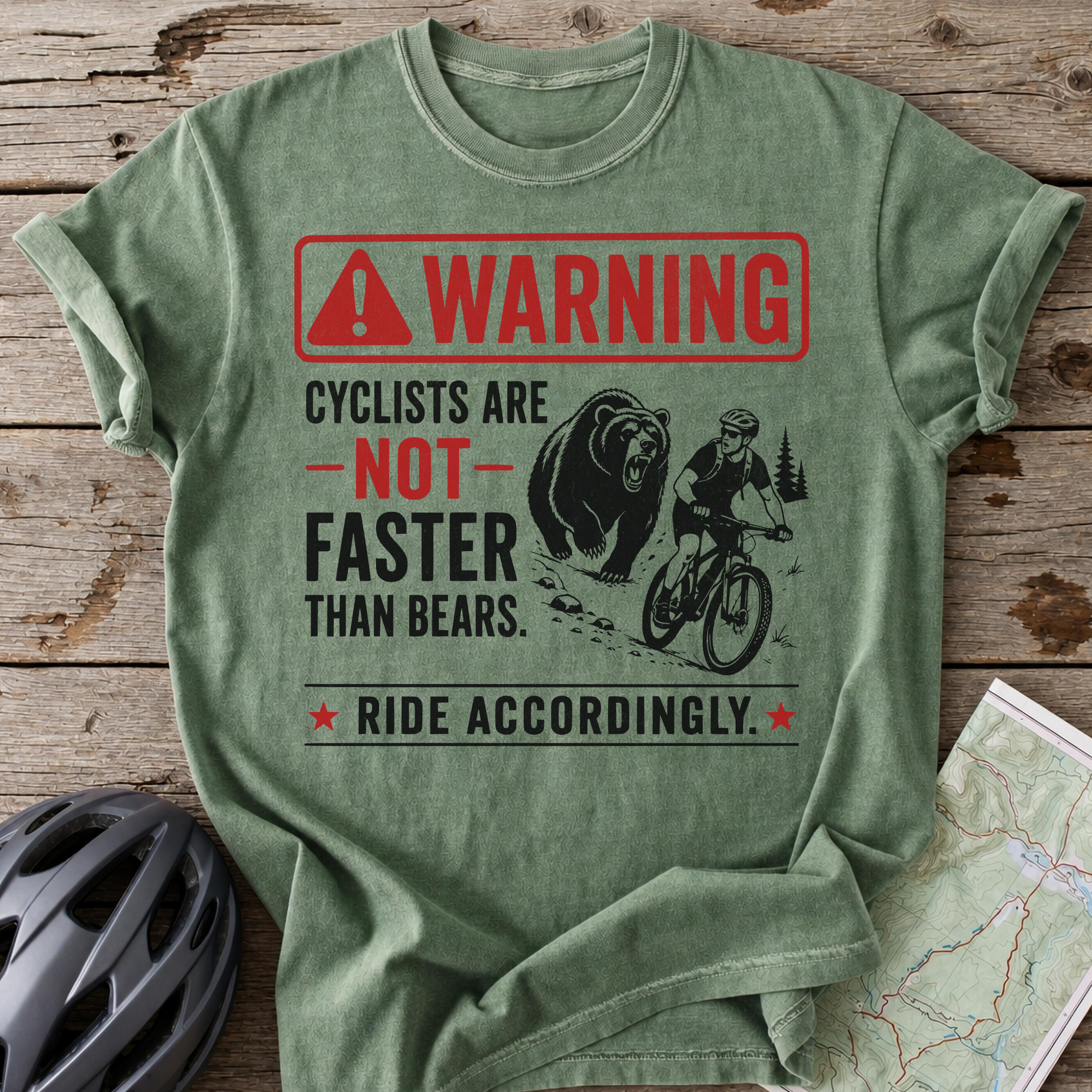 Not Faster Than Bears T-shirt