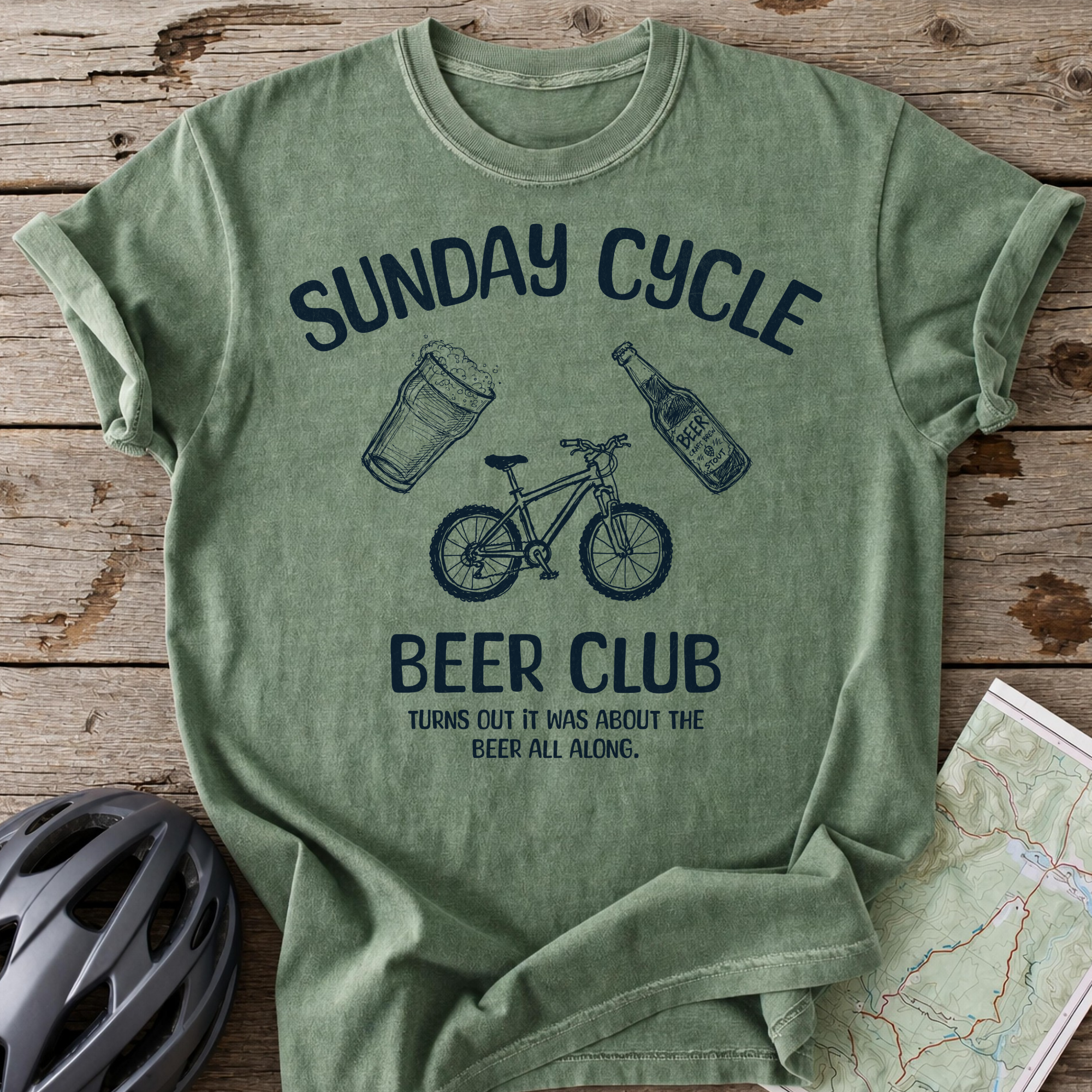 Sunday Cycle Beer Club T-shirt
