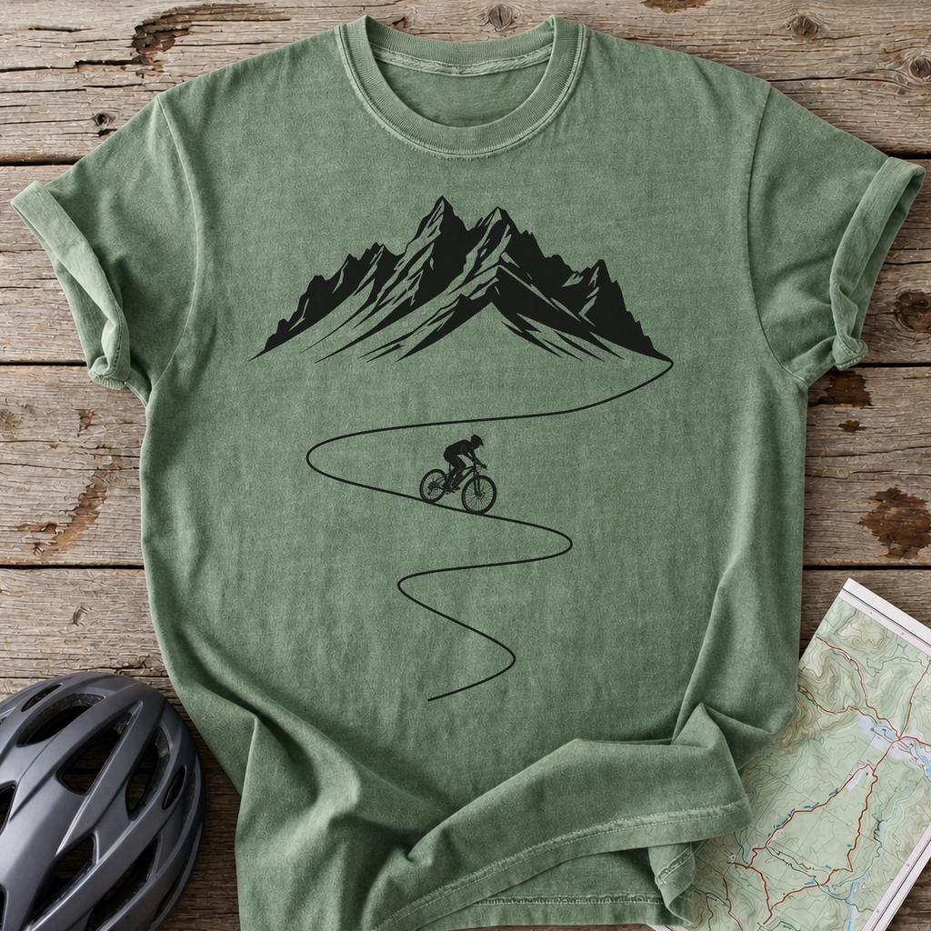 Snowy Mountain Line T-shirt