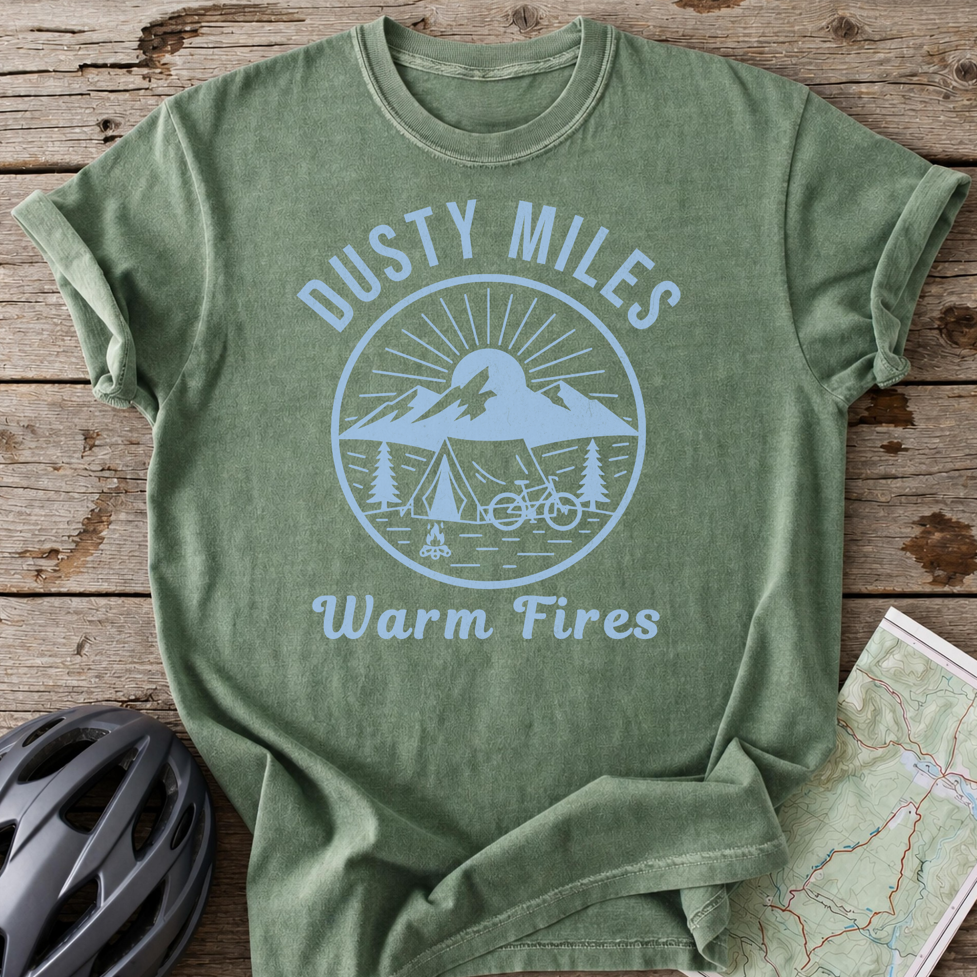 Dusty Miles Warm Fires T-shirt