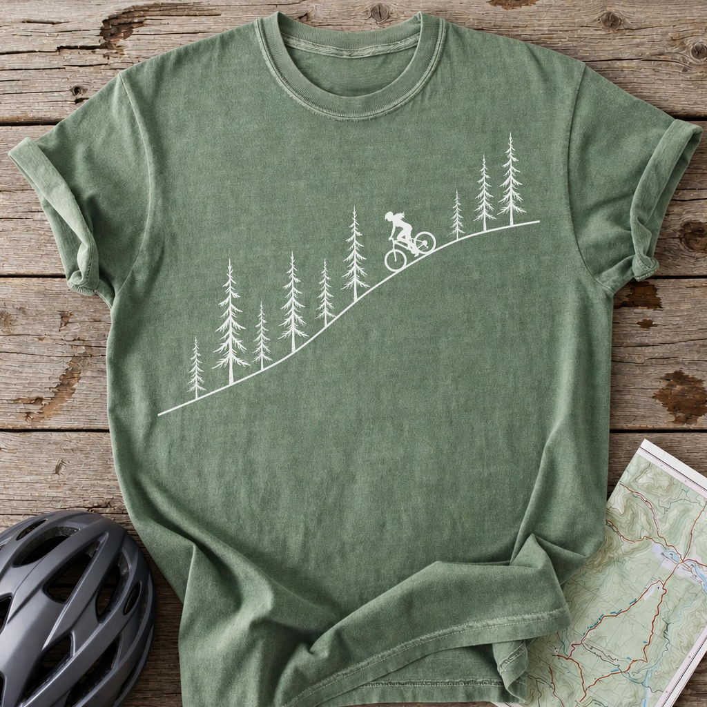 Female Mountain Pine Cycling  T-shirt