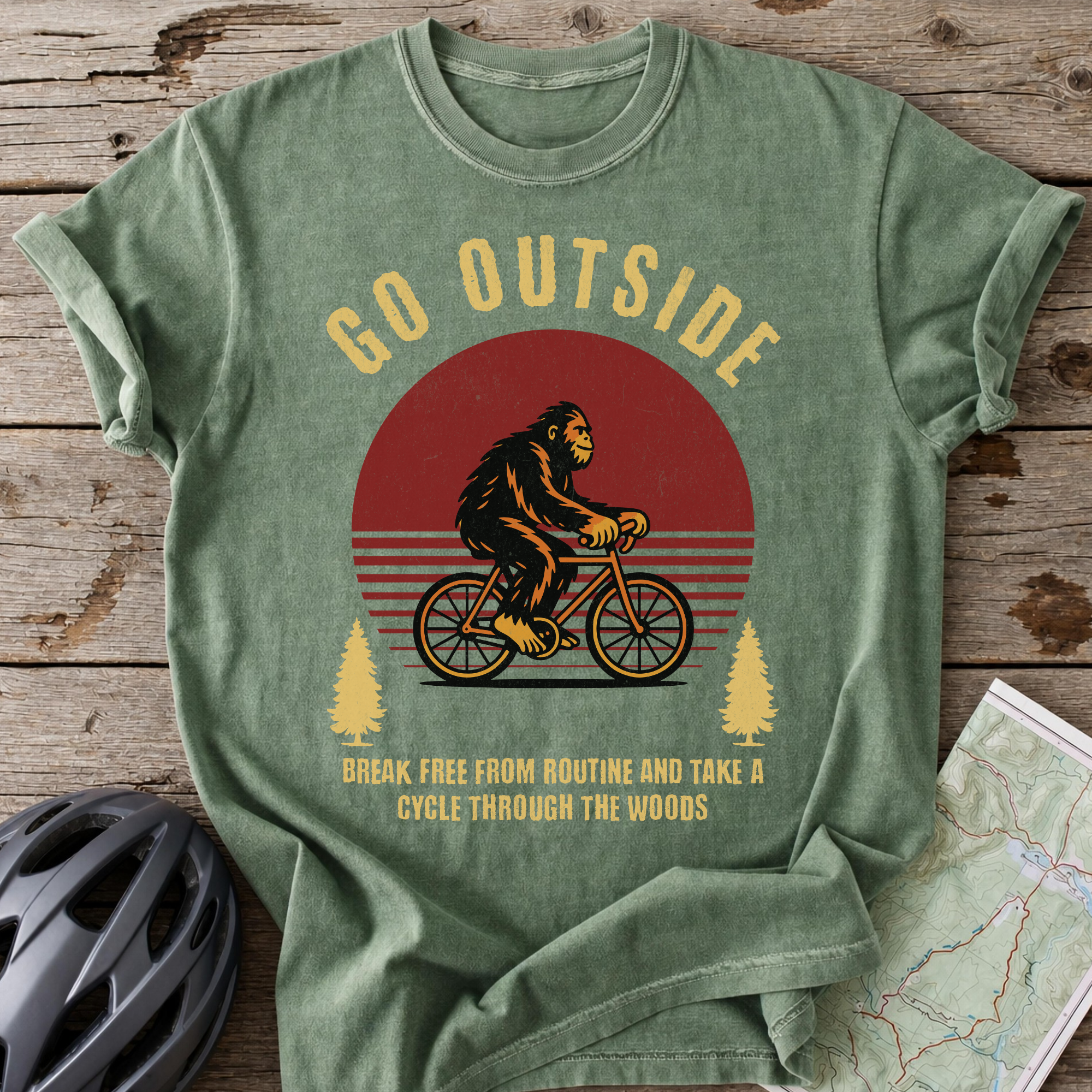 Go Outside And Cycle T-shirt
