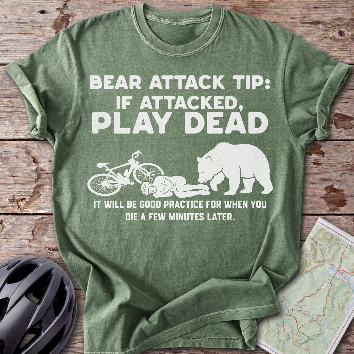 Bear Attack Tip T-shirt