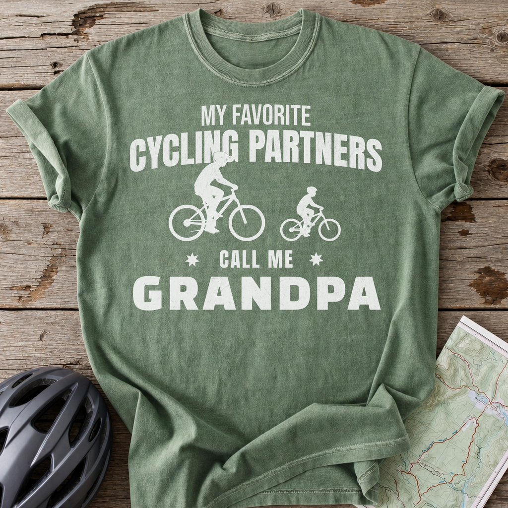 Grandpa's Cycling Partners T-shirt