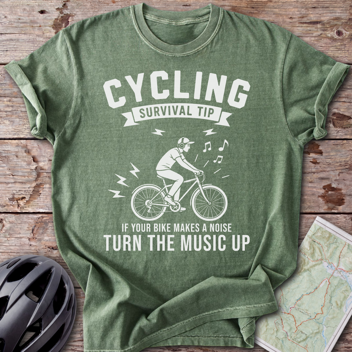 Survival Tip Music Up T-shirt