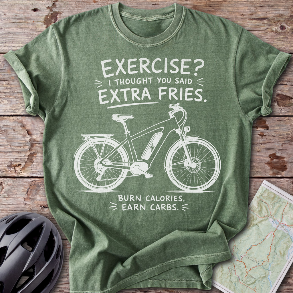 E-bike Extra Fries T-shirt