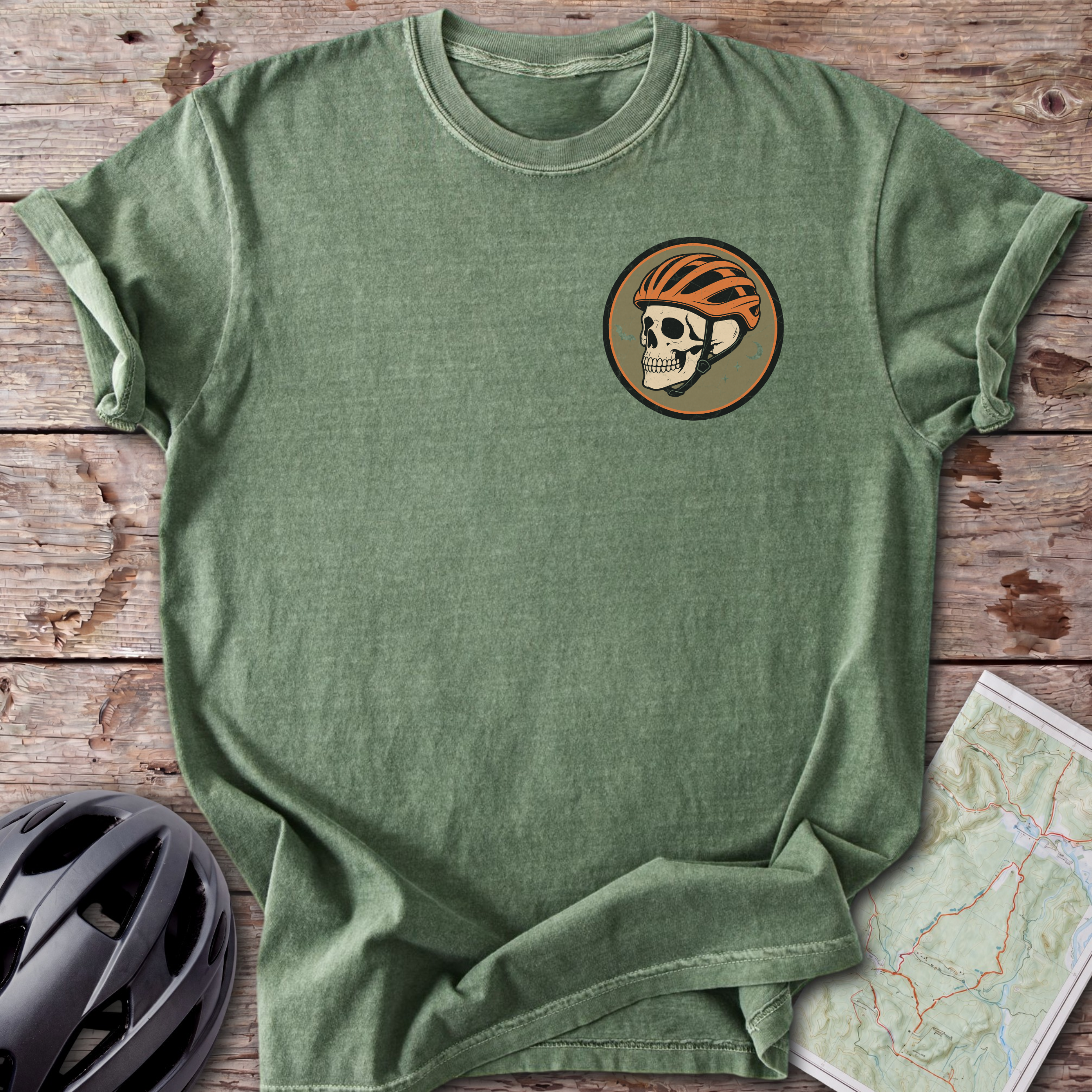 Skull And Helmet T-shirt