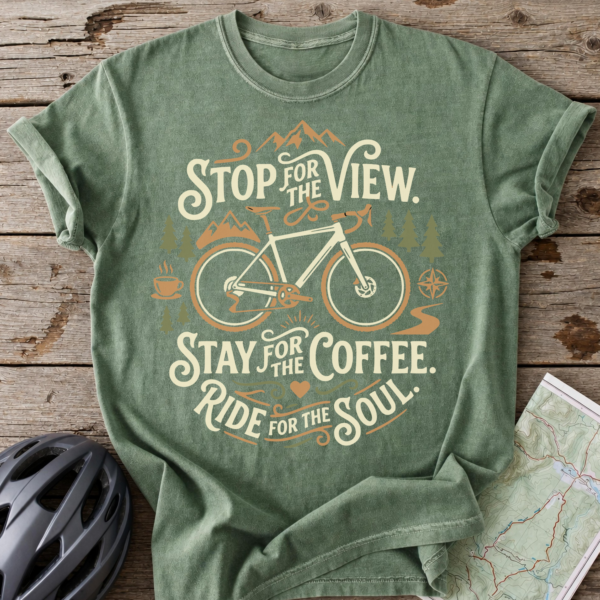 The View And The Coffee T-shirt