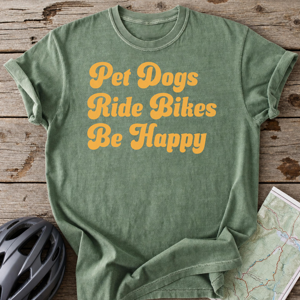 Pet Dogs, Ride Bikes T-shirt