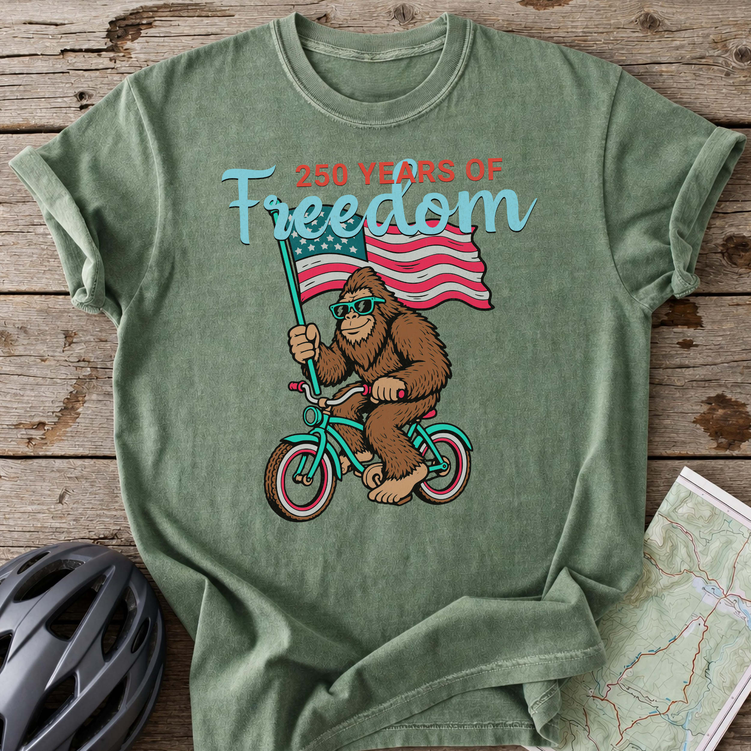 Sasquatch 250 Years T-shirt