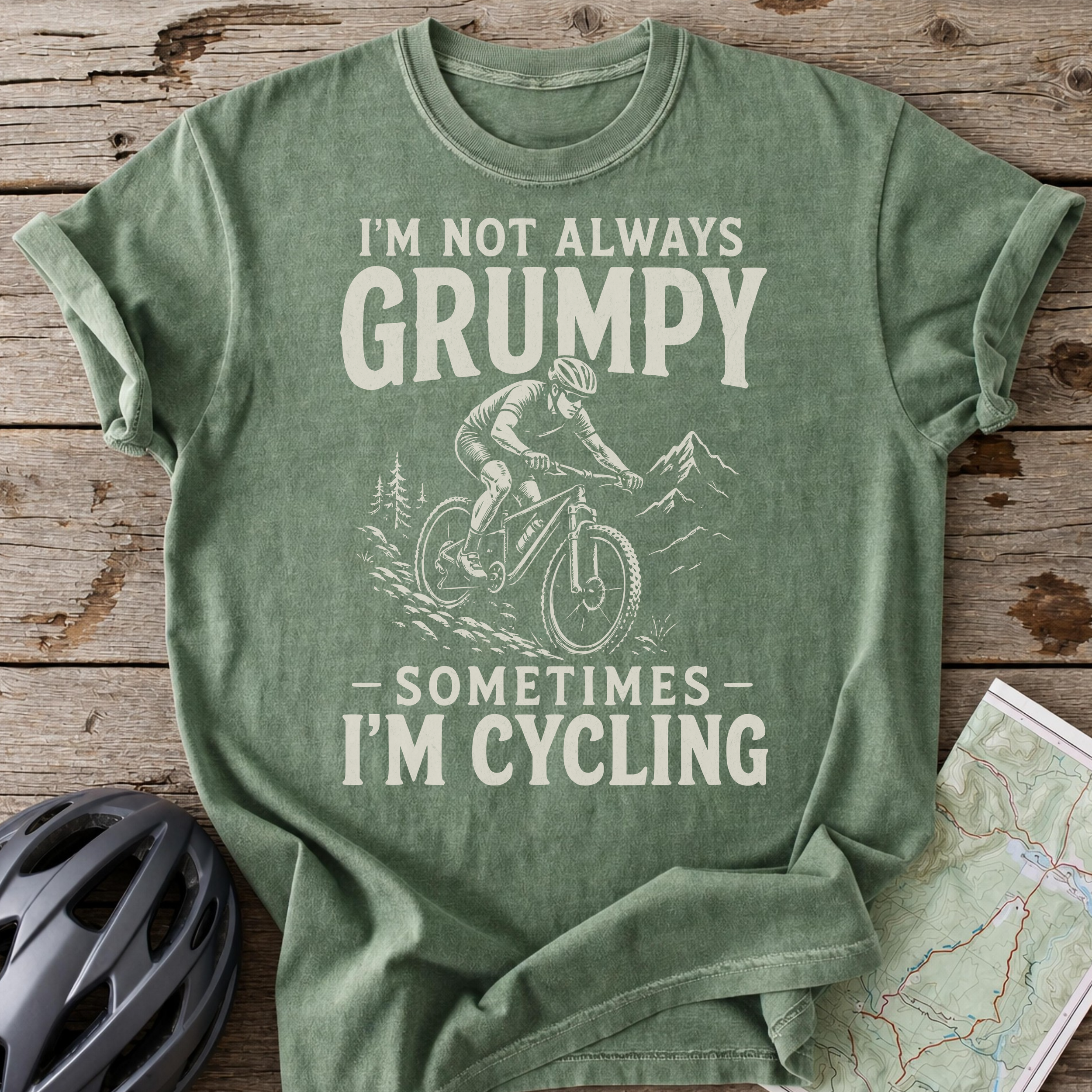 Sometimes I'm Cycling T-shirt