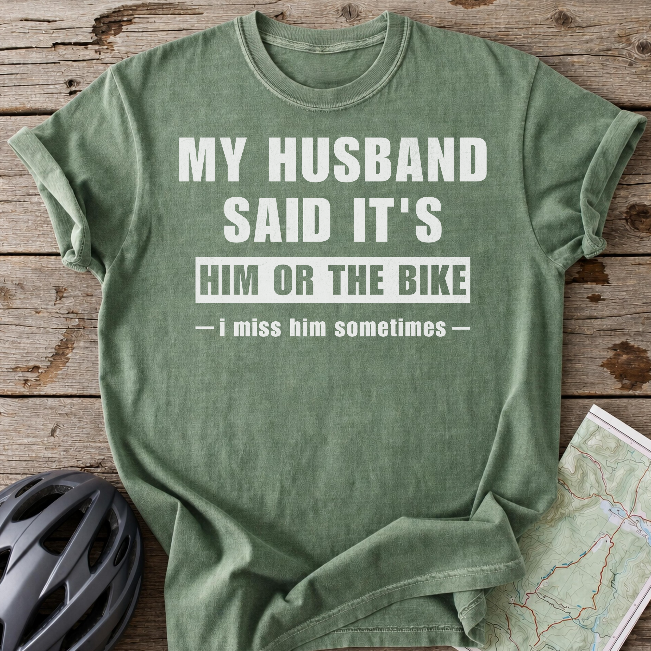 Husband Or Bike T-shirt