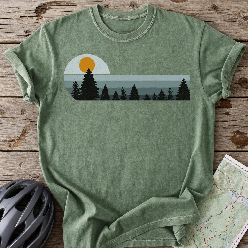 Vintage Blue Sunset T-shirt