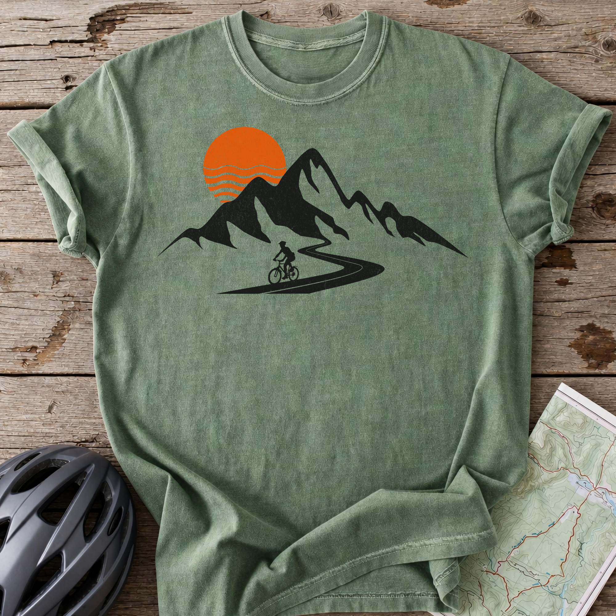 Sunset Cruiser Cycling T-shirt
