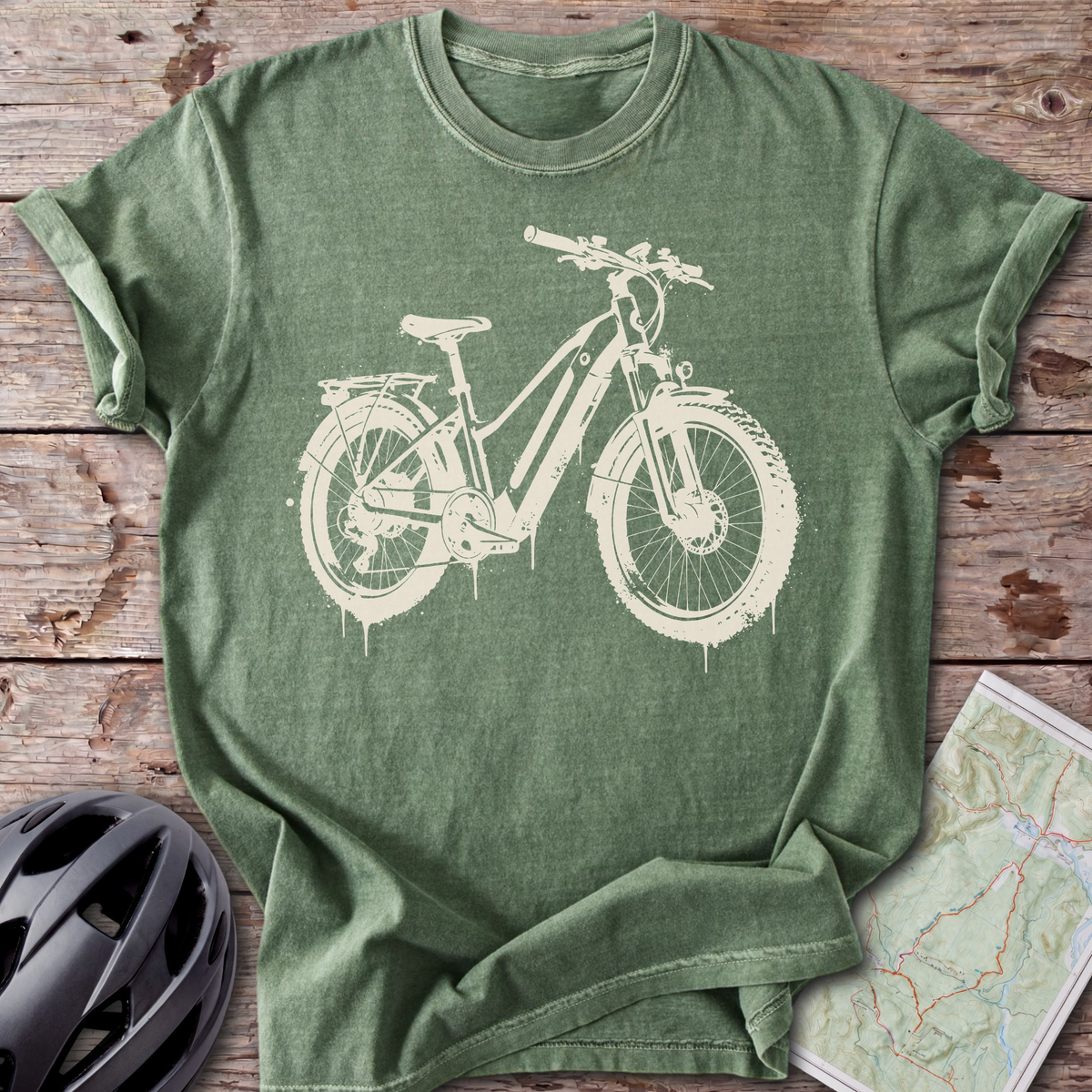 E-Bike Street Art T-shirt