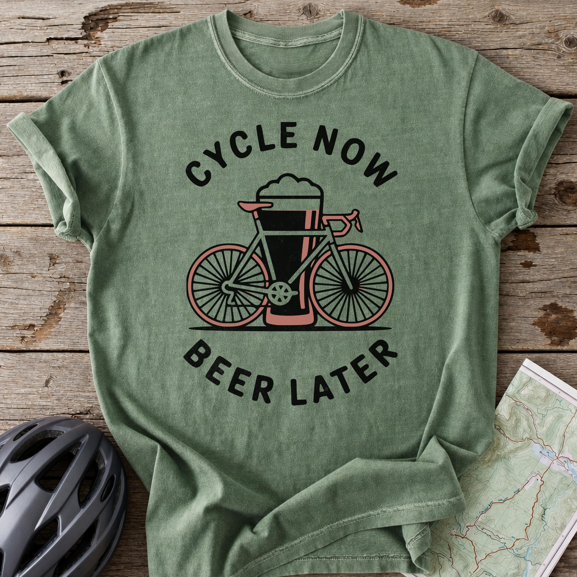 Beer Later Bike T-shirt