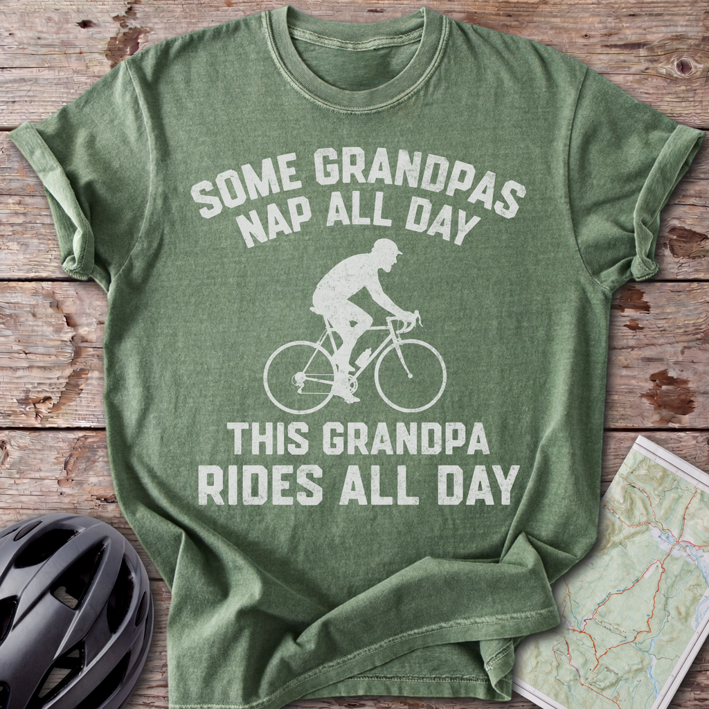 Grandpa Rides All Day T-shirt