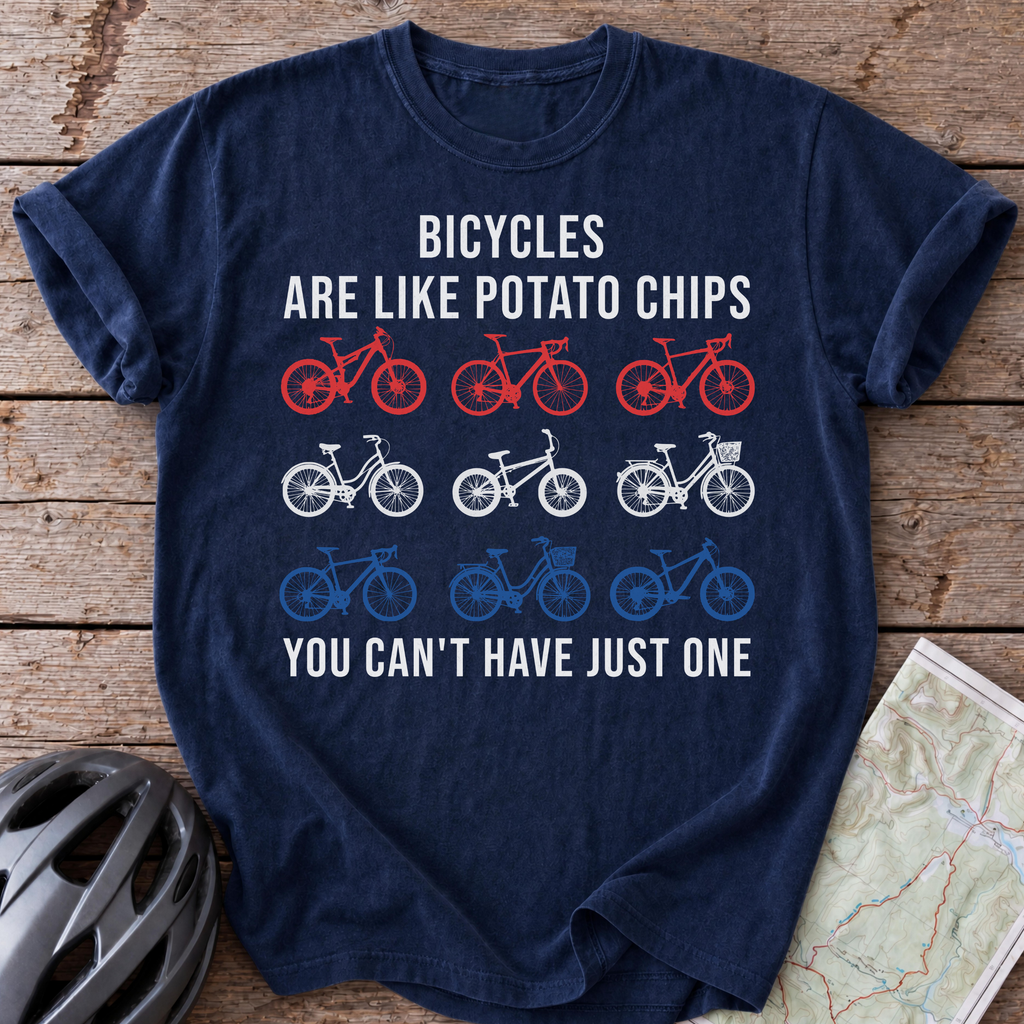 Bicycle Potato Chips T-shirt