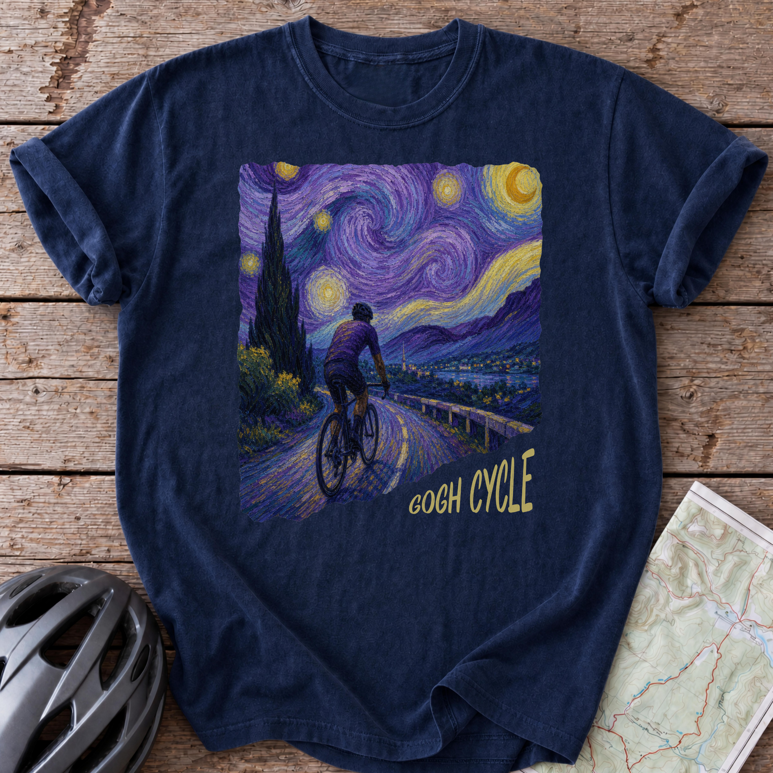 Just Gogh Cycle T-shirt