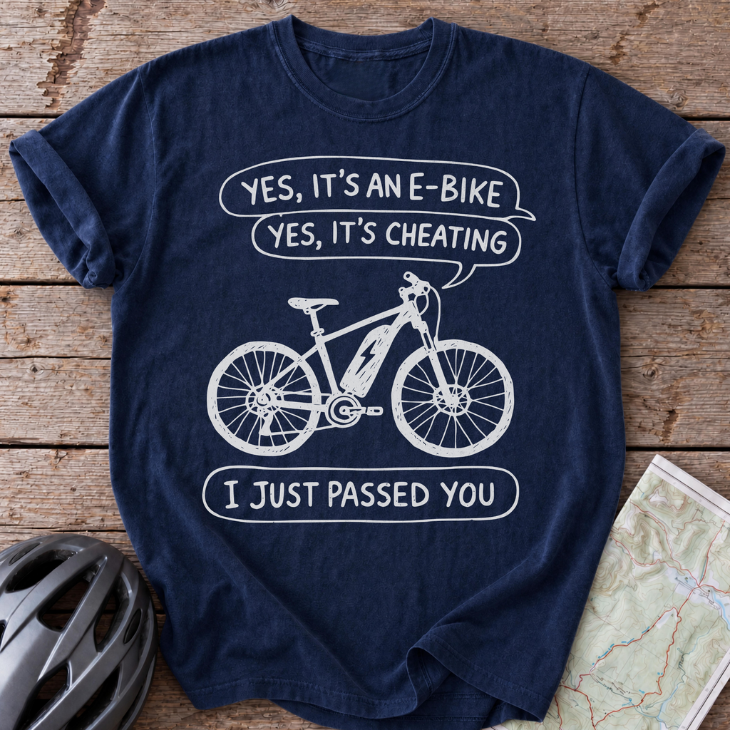 Doodle E-Bike Cheating T-Shirt