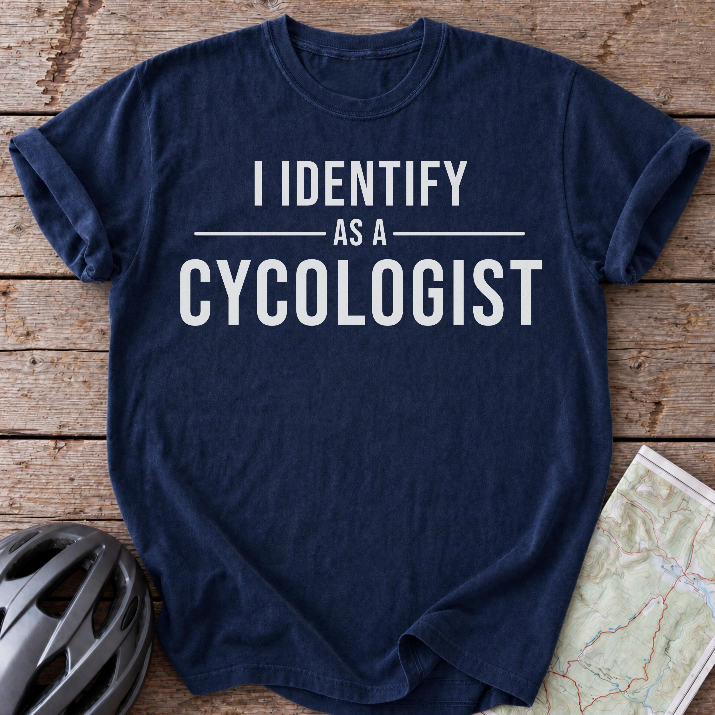 Identify As A Cycologist T-shirt
