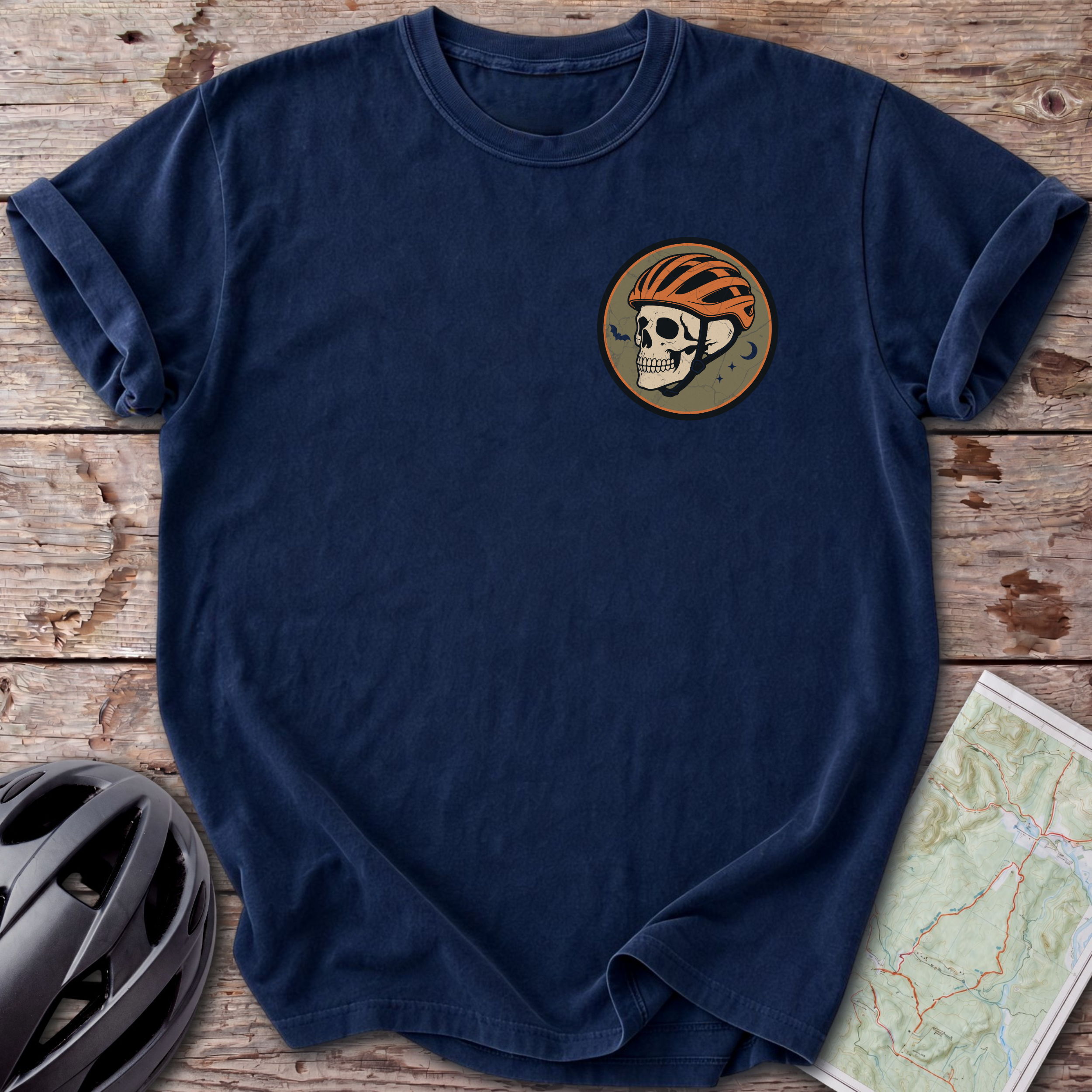 Skull And Helmet T-shirt