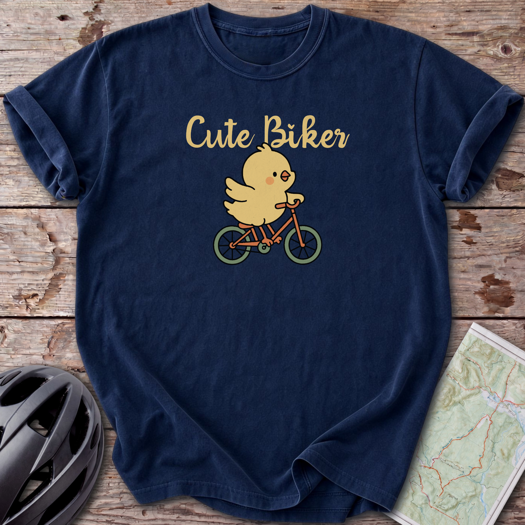 Cute Biker Chick T-shirt