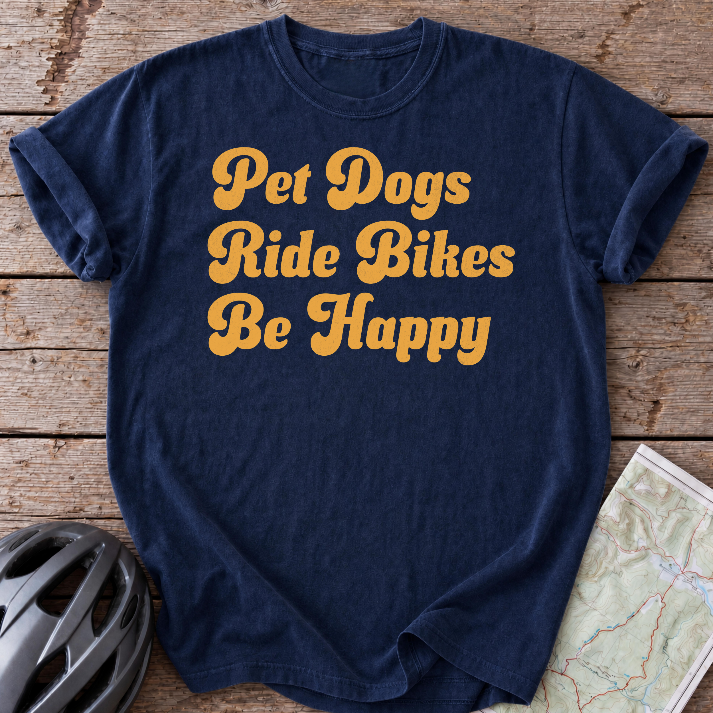 Pet Dogs, Ride Bikes T-shirt