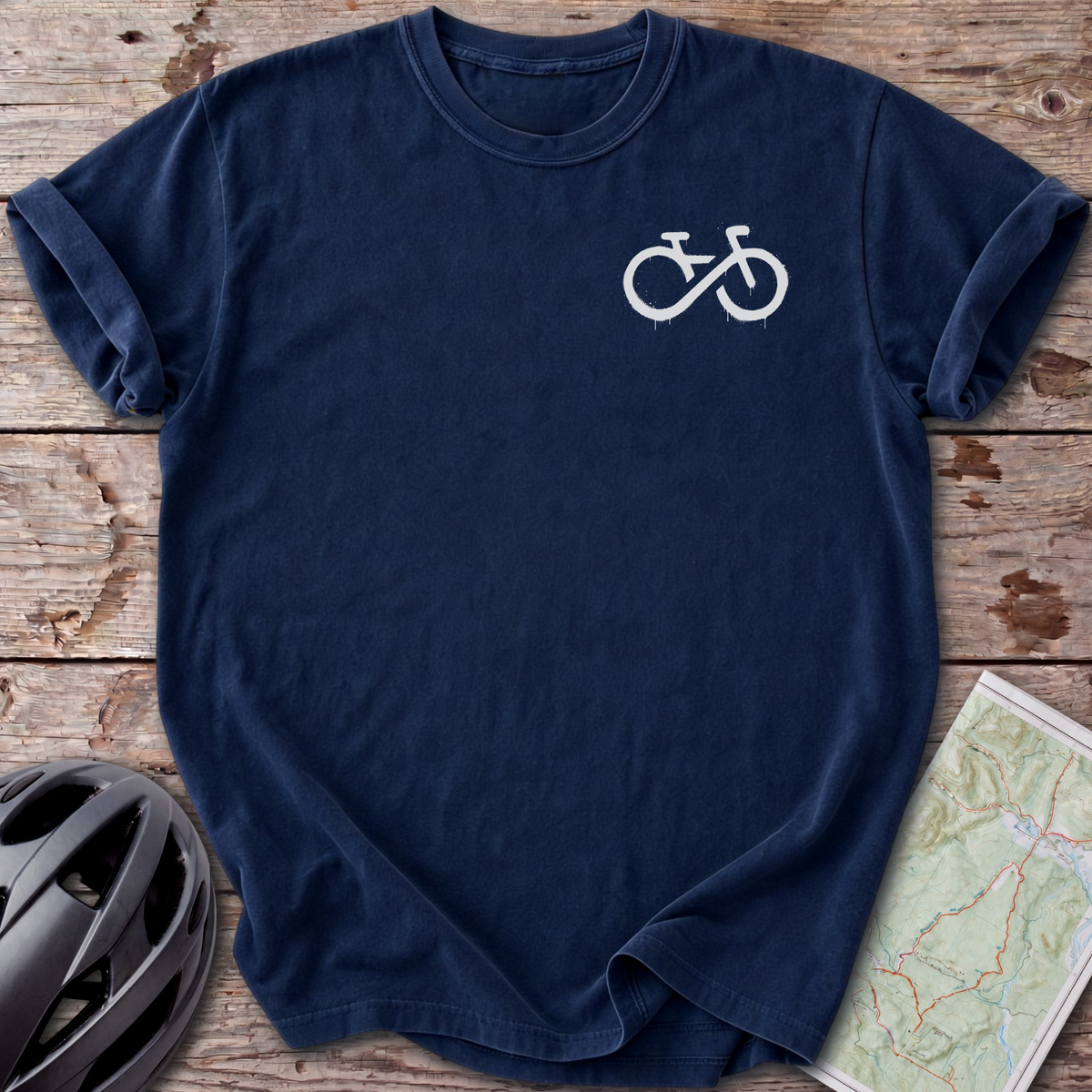 Endless Pocket Print T-shirt