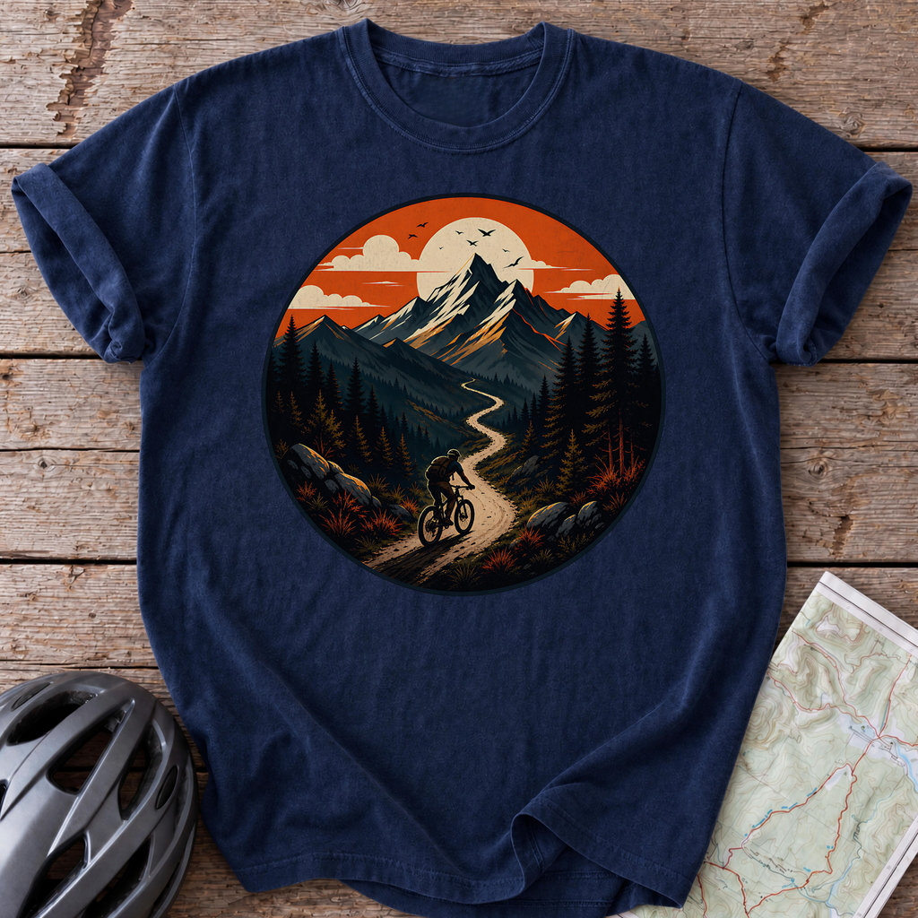 Cycling Sunset Trail T-Shirt