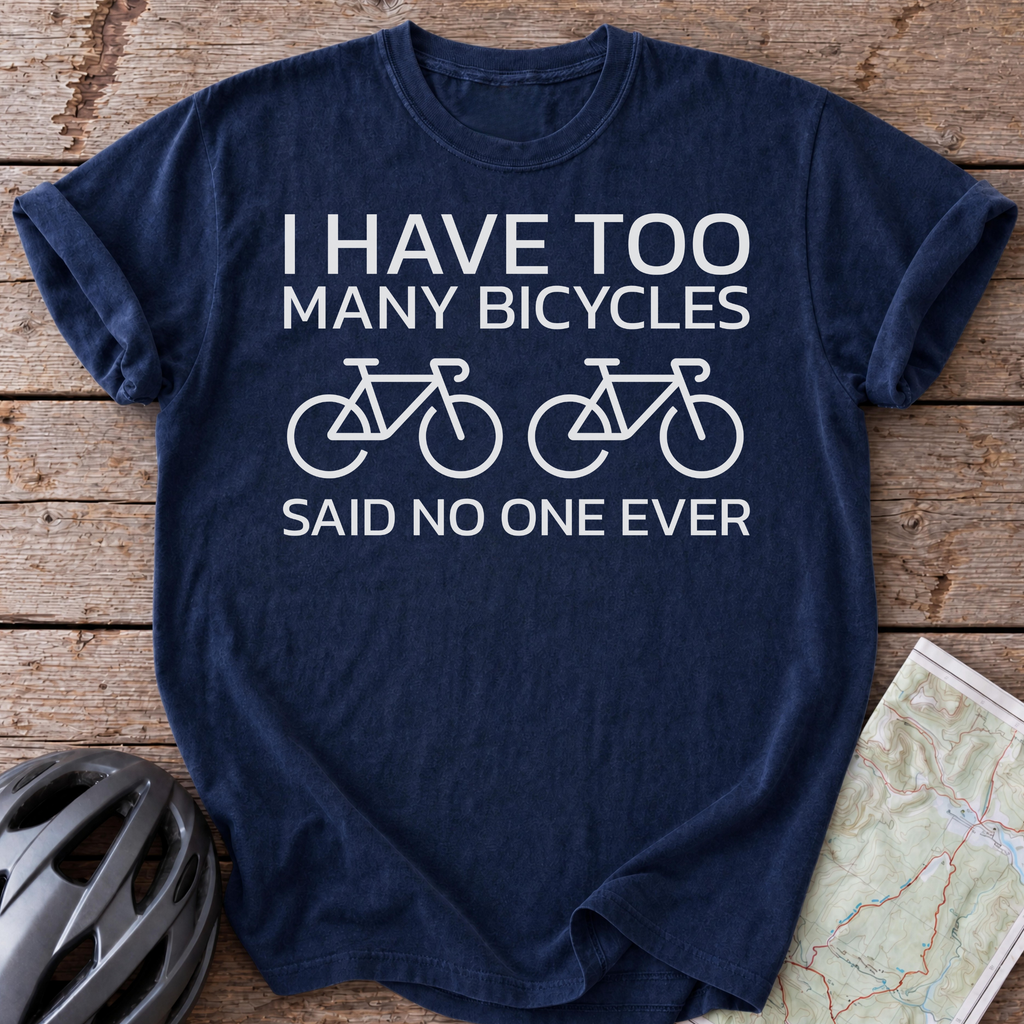 Too Many Bicycles T-shirt