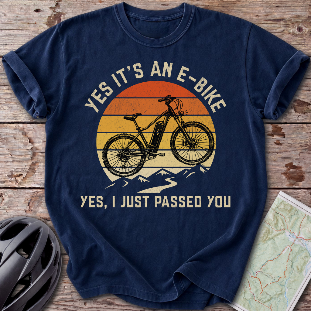 Vintage E-Bike Cheating T-shirt