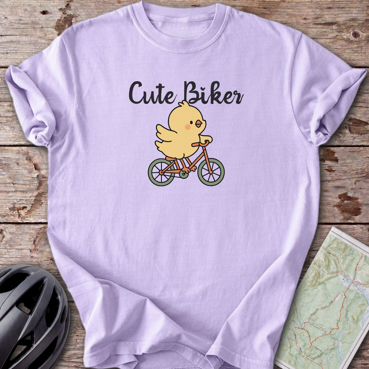 Cute Biker Chick T-shirt