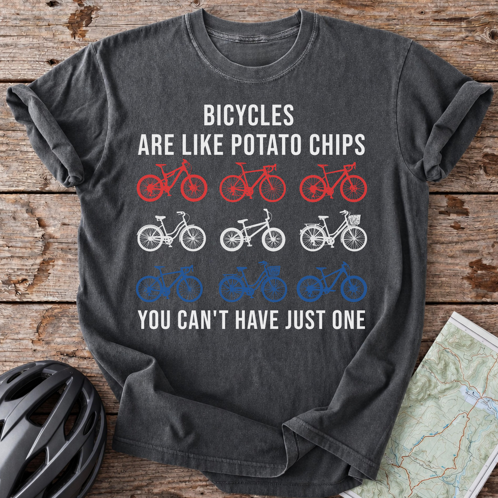 Bicycle Potato Chips T-shirt