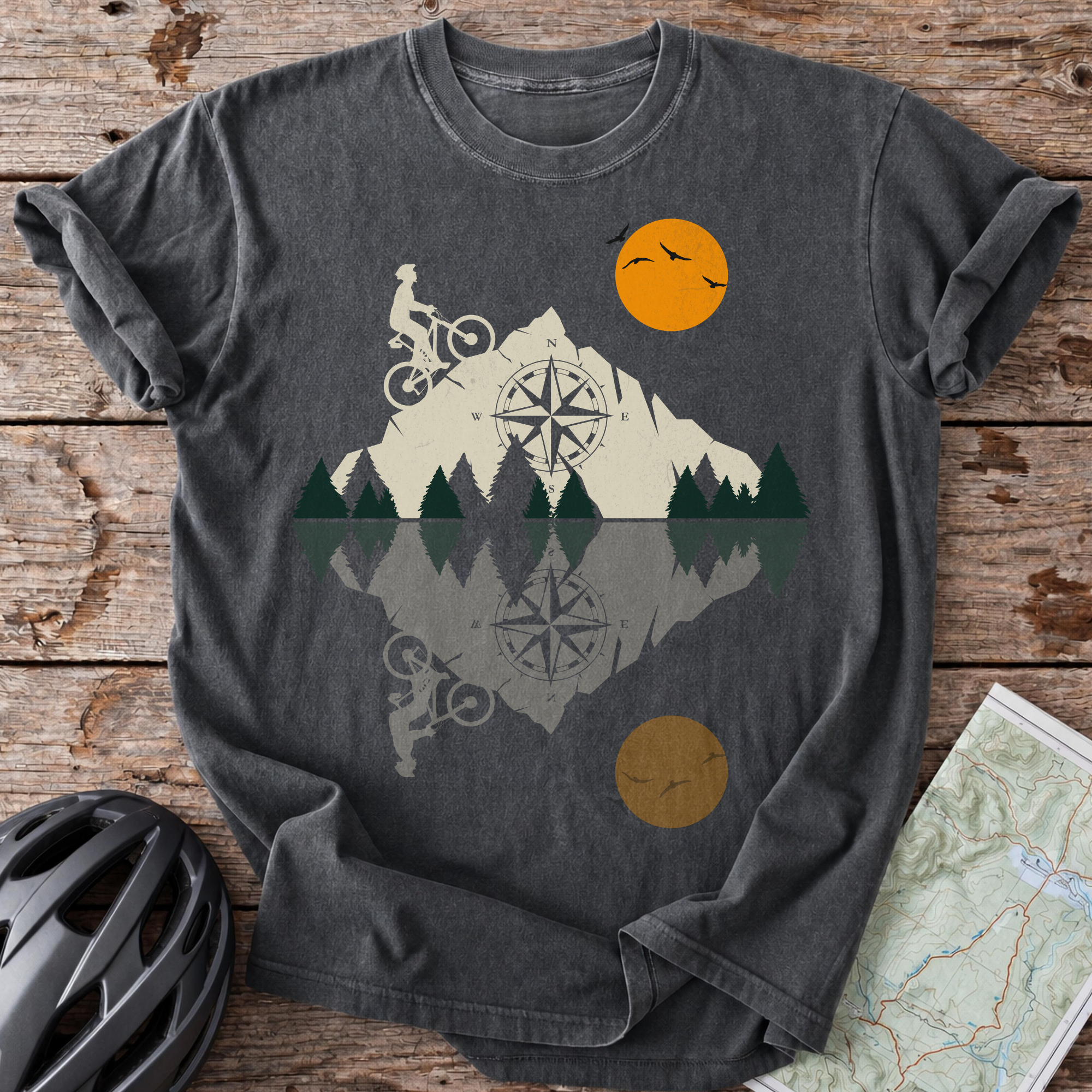 Mountain Adventure Reflection T-shirt