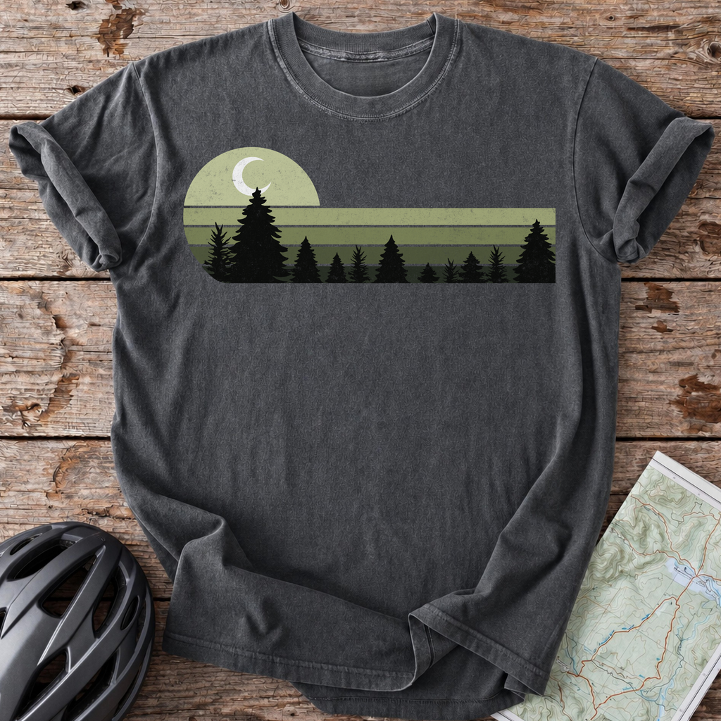 Vintage Green Moon T-shirt