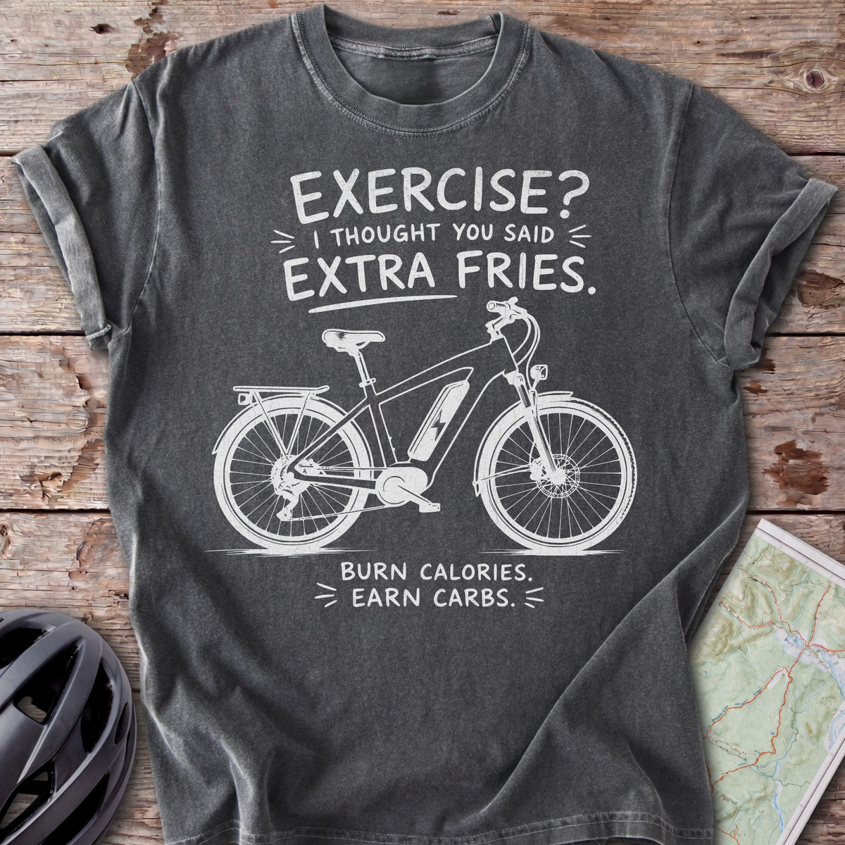 E-bike Extra Fries T-shirt