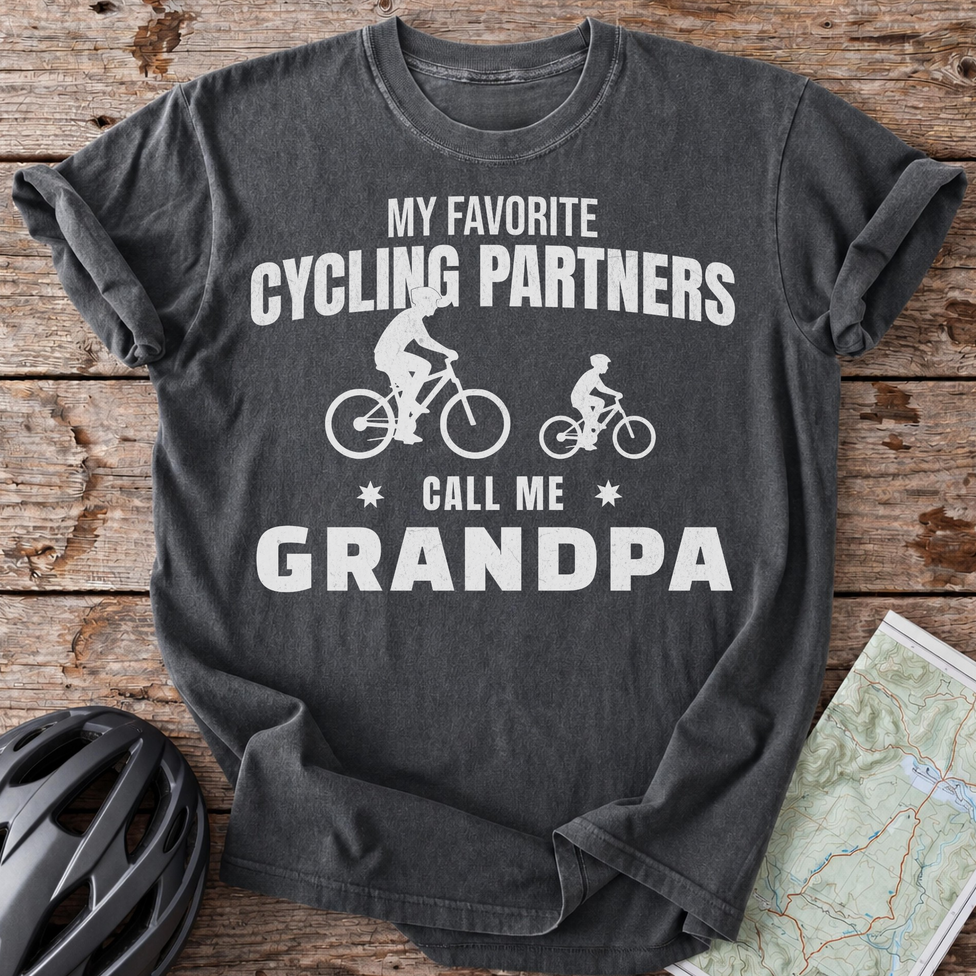 Grandpa's Cycling Partners T-shirt