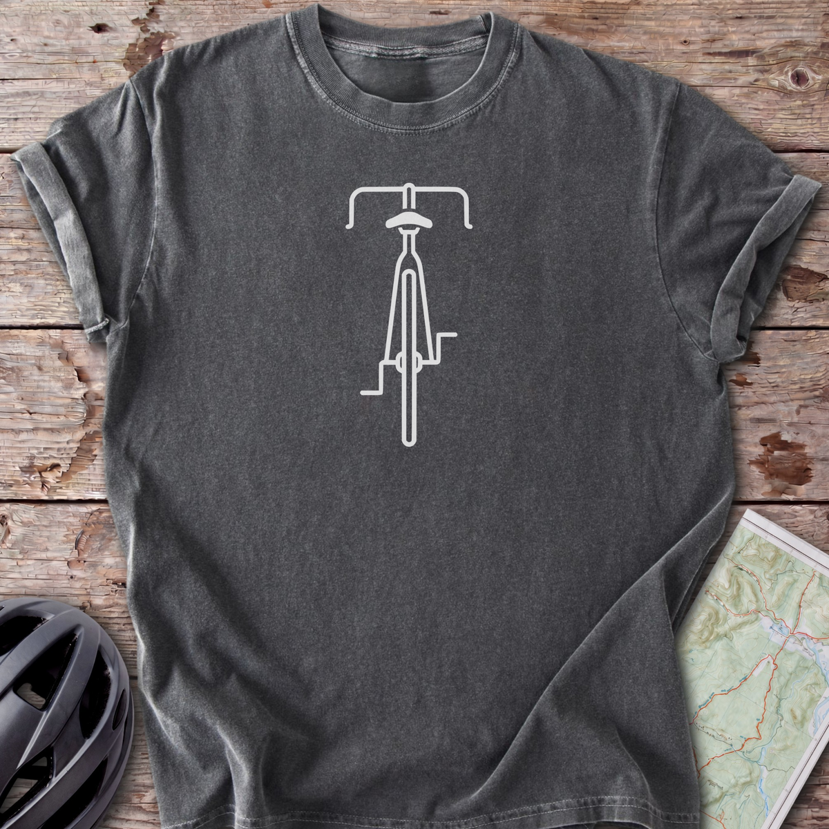 Minimalist Road Bike T-shirt