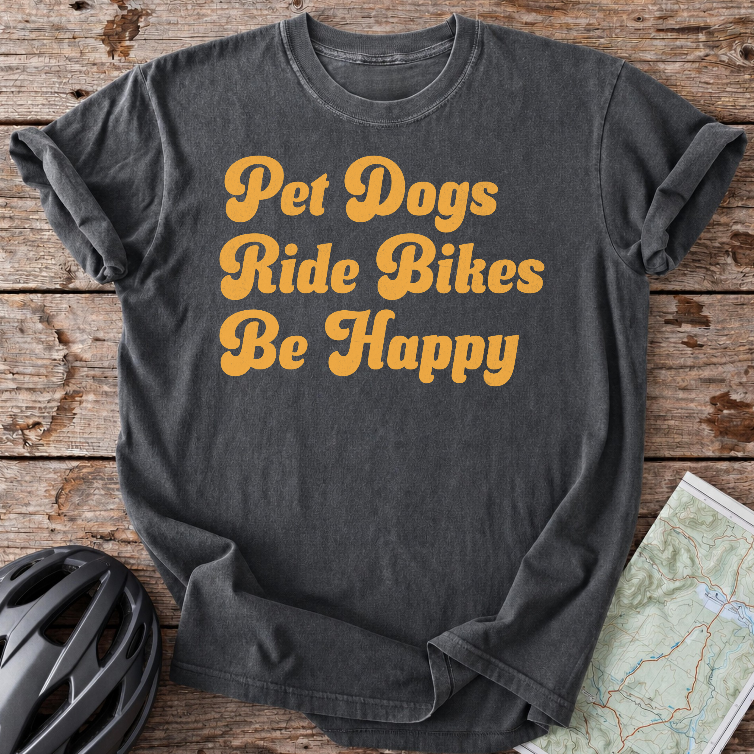 Pet Dogs, Ride Bikes T-shirt