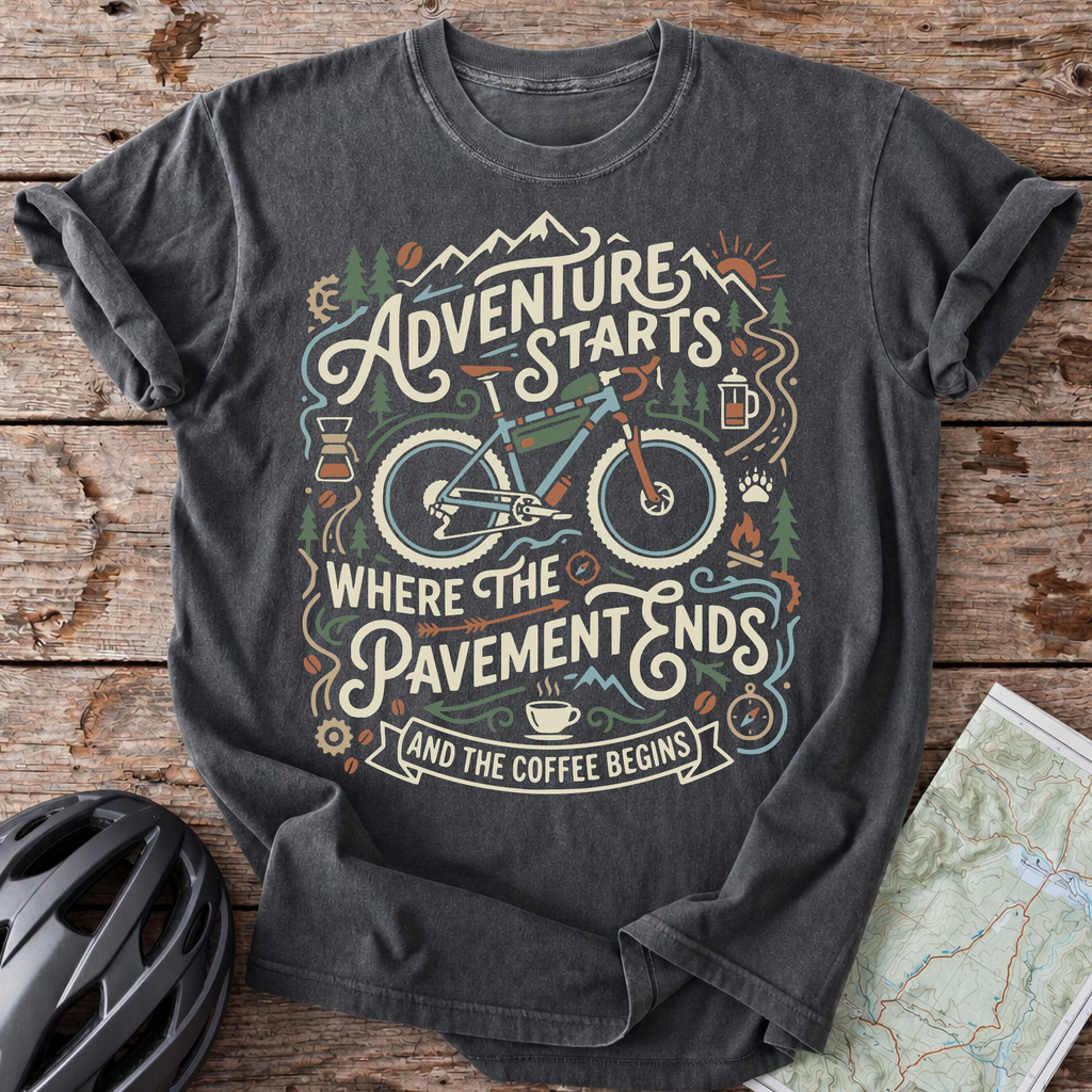 Retro Adventure Starts T-shirt