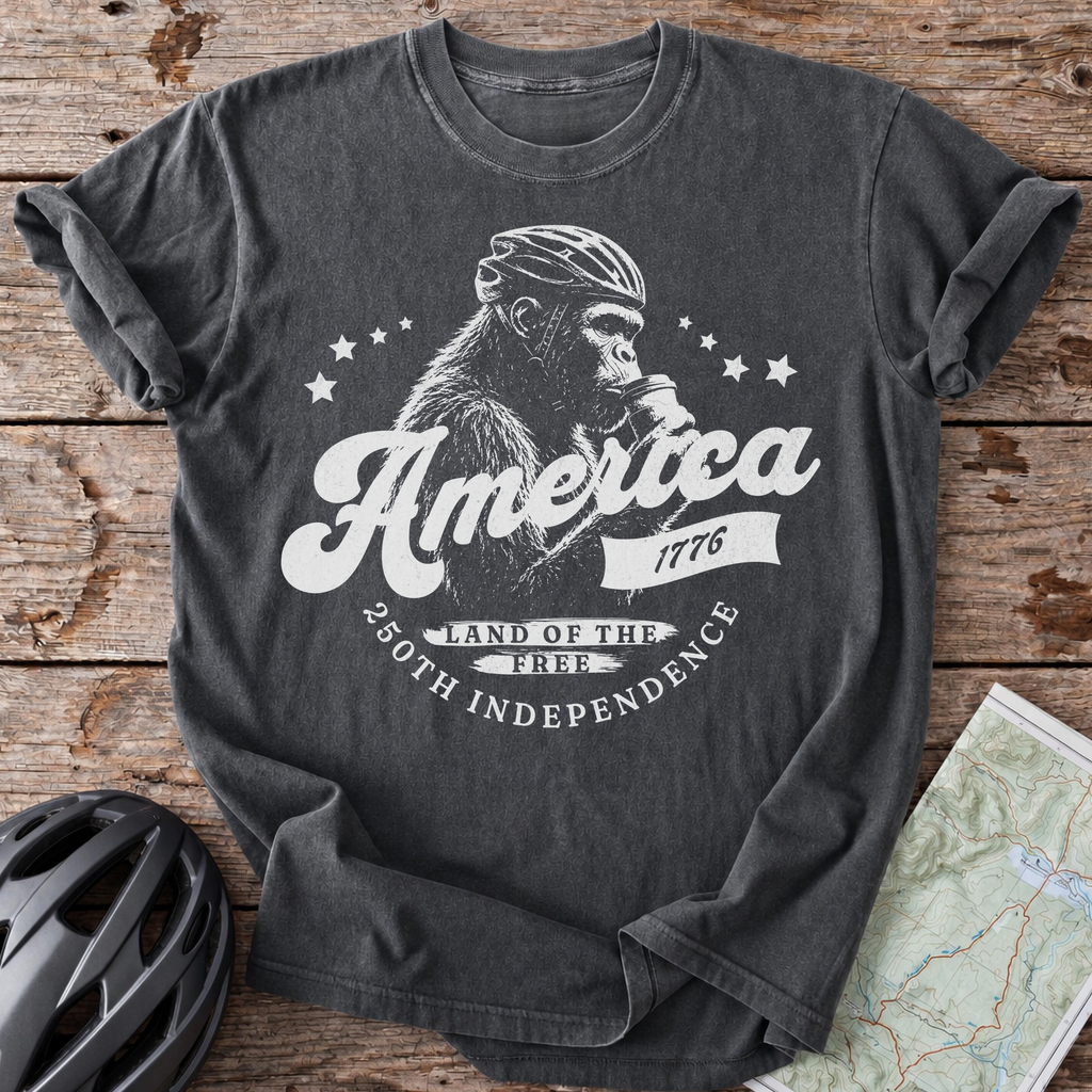 America 1776 Big Foot T-shirt