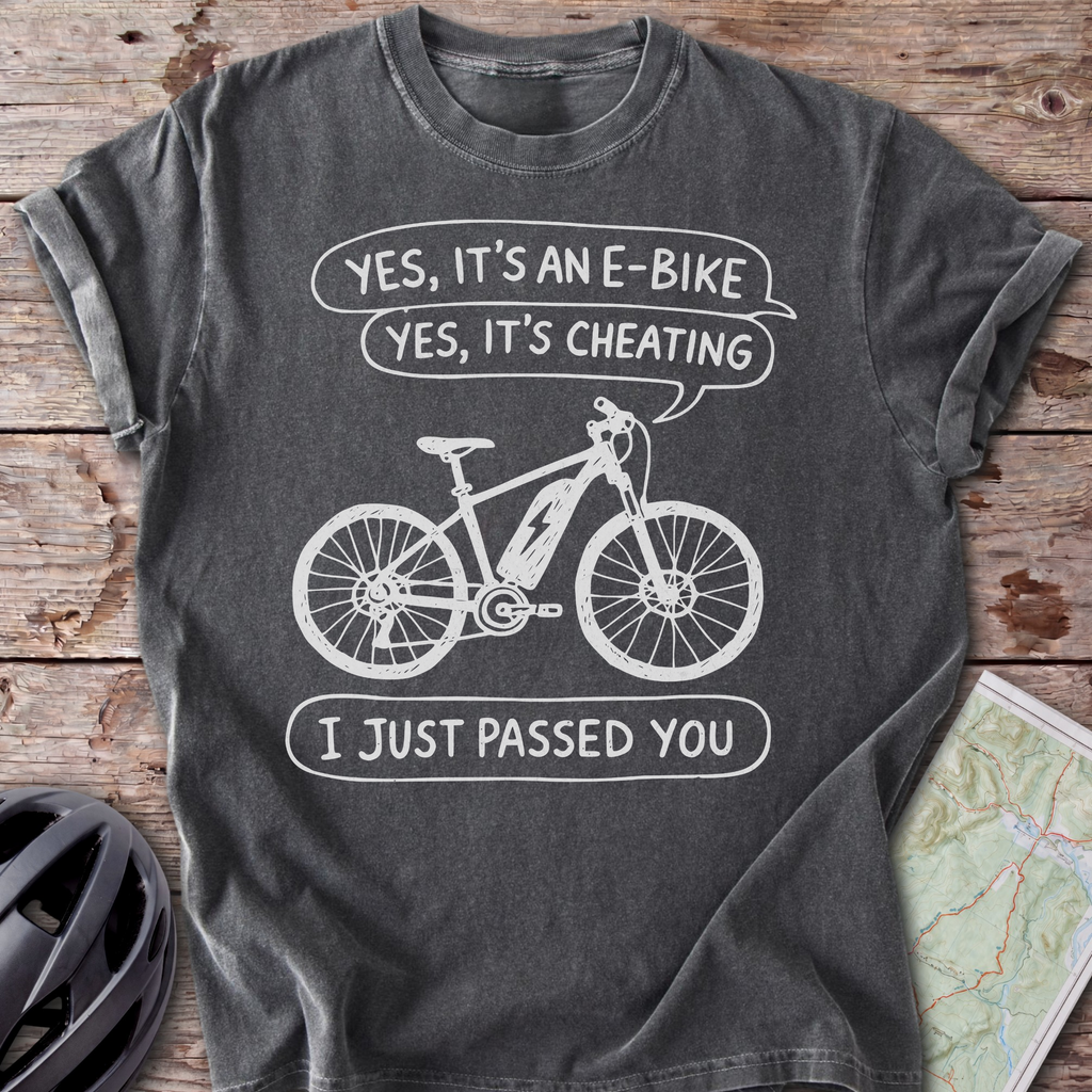 Doodle E-Bike Cheating T-Shirt