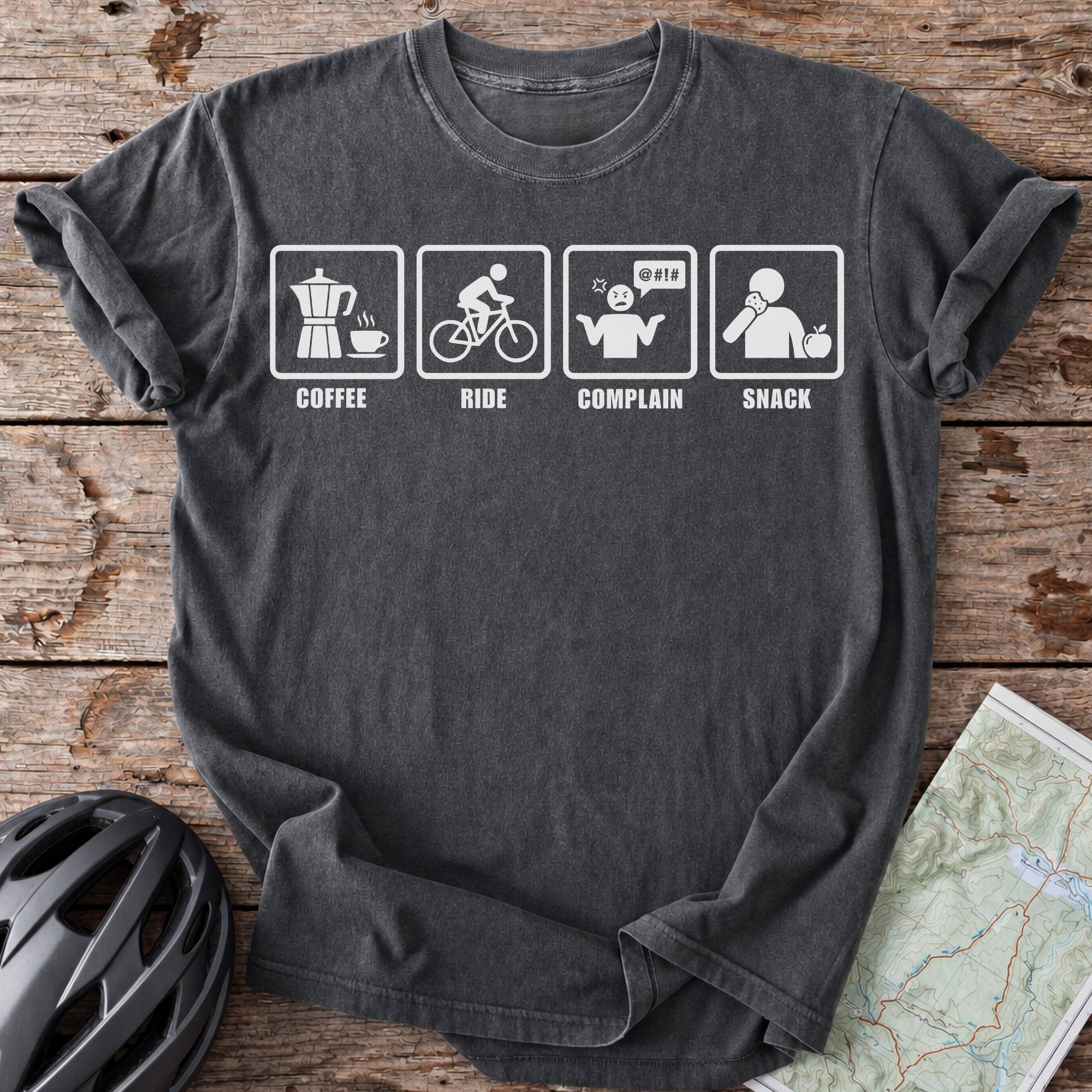 Coffee Ride Complain T-shirt