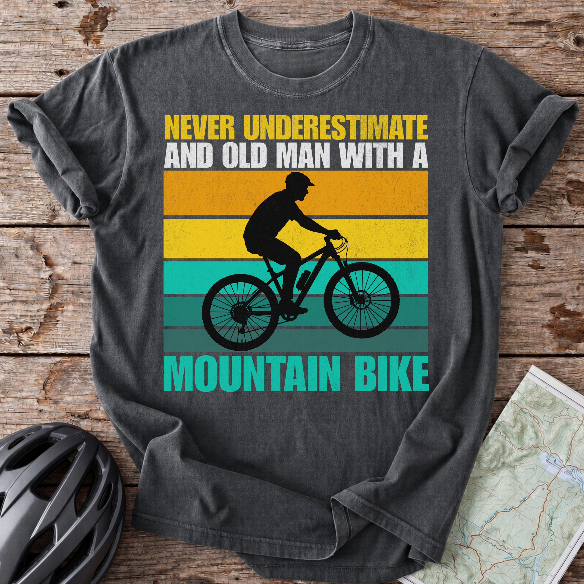 Old Man On A MTB T-Shirt