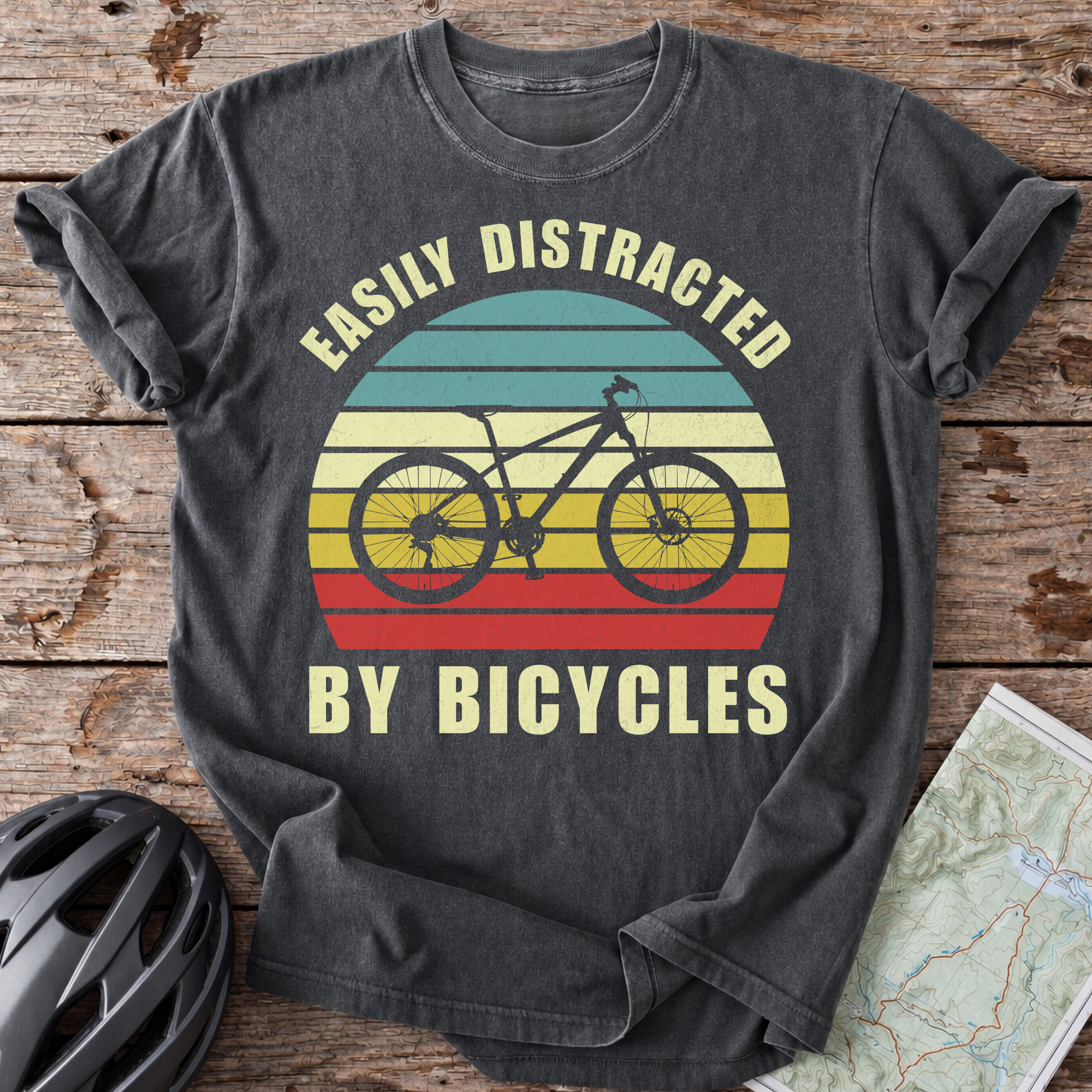 Easily Distracted By Bikes T-shirt