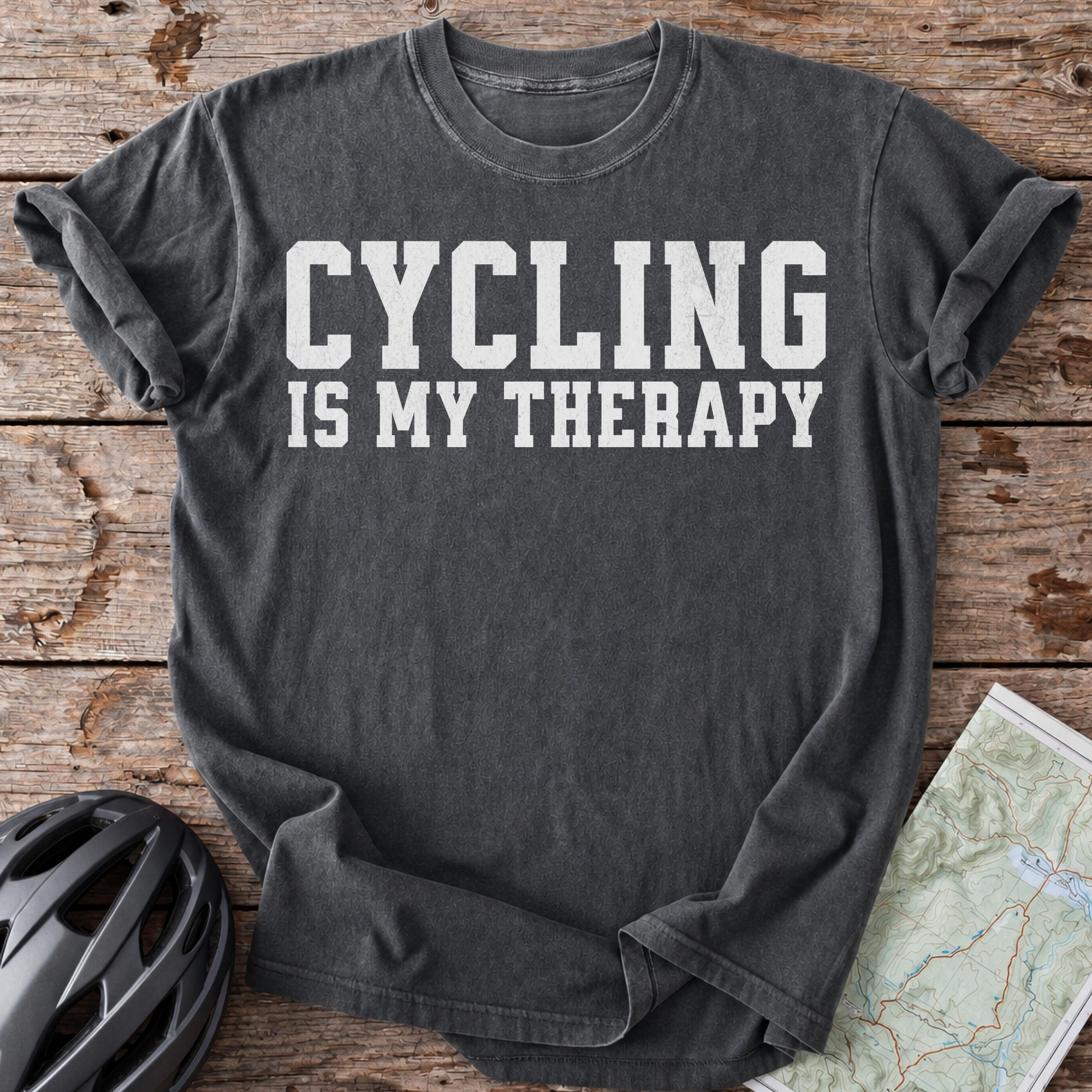 Cycling Is My Therapy T-shirt