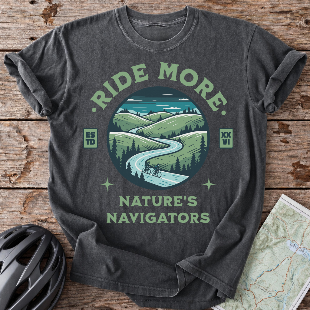 Ride More Natures Navigators T-shirt